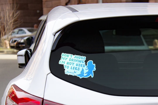 "Don't Judge" Car Sticker